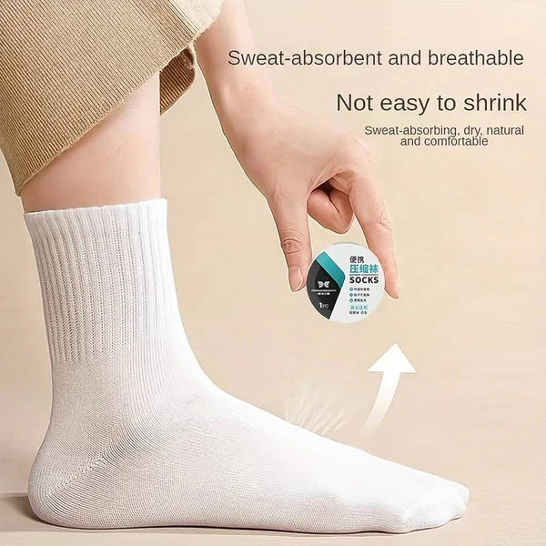 Portable Disposable Socks Outdoor Compression Travel Sock (1 Pair)