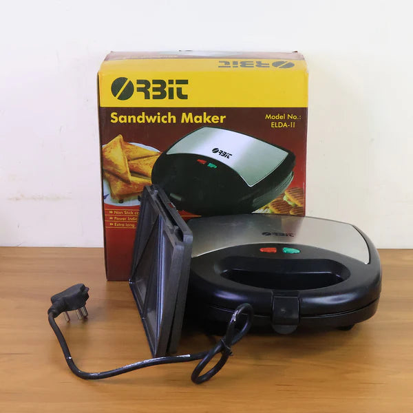 Orbit Sandwich Maker with Interchangeable Plates (800W / 1 Pc) – Non-Stick Grill & Toast Maker