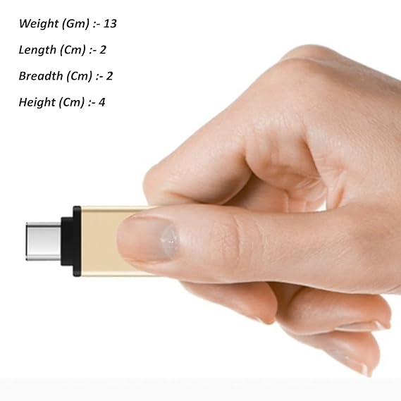 Type-C OTG Adapter – Fast Charging & Data Transfer (USB-C to USB Converter)