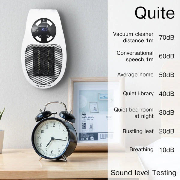 Portable Electric Mini Fan Heater – 500W Compact Desktop Room Heater