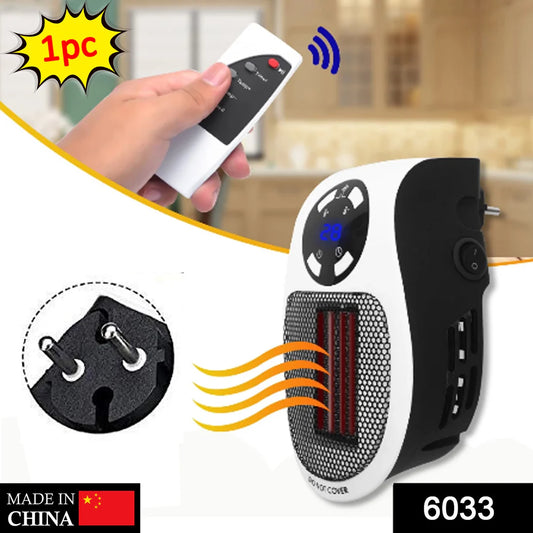 Portable Electric Mini Fan Heater – 500W Compact Desktop Room Heater