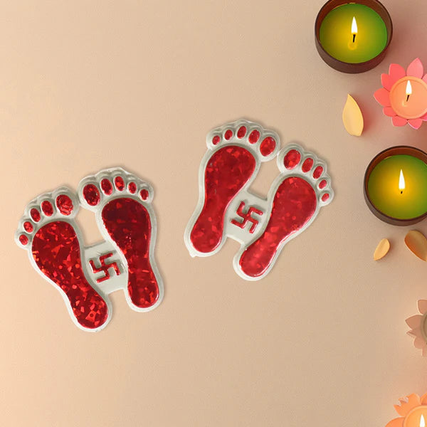 Traditional Decorative “Swastik” Sticker (Set) | Auspicious Wall & Entrance Sticker for Home, Office & Temple