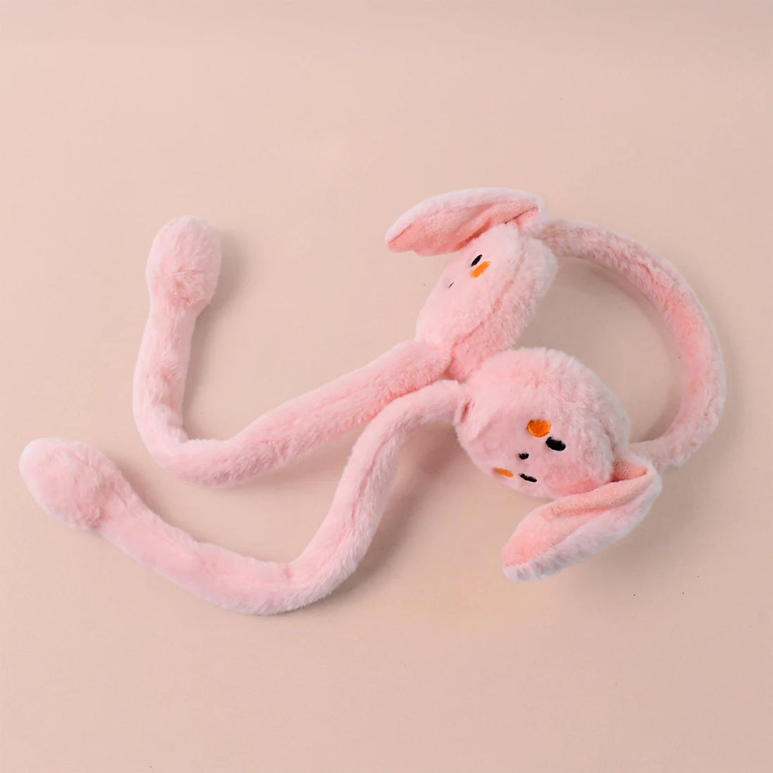 Cute Jumping Rabbit Ear Plush Winter Earmuffs – Soft, Warm & Fun!