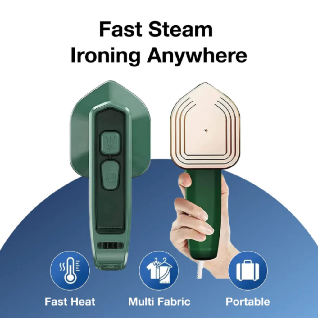 Portable Mini Handheld Steam Iron & Garment Steamer