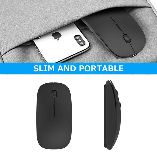 Wireless Mouse for Laptop / PC / Mac / Computer – Slim & Portable 2.4GHz with USB Nano Receiver