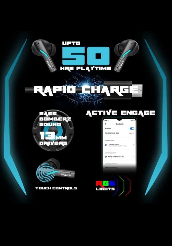Hoppup predator Xo1 earbuds