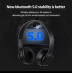 P47 wireless headphone with mic FM/SD