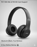 P47 wireless headphone with mic FM/SD