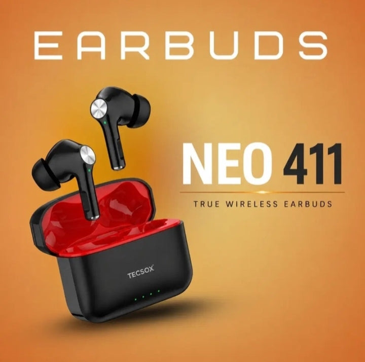 Tecsox Neo 411 earbuds with 10mm deep bass driver and comfortable fit