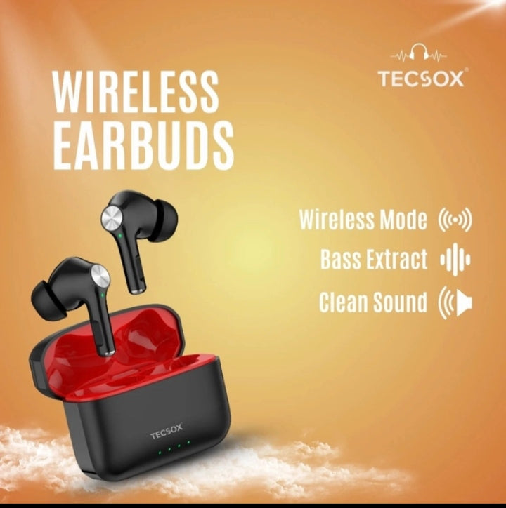 Tecsox Neo 411 earbuds with 10mm deep bass driver and comfortable fit