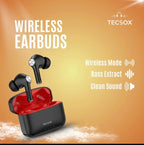 Tecsox Neo 411 earbuds with 10mm deep bass driver and comfortable fit