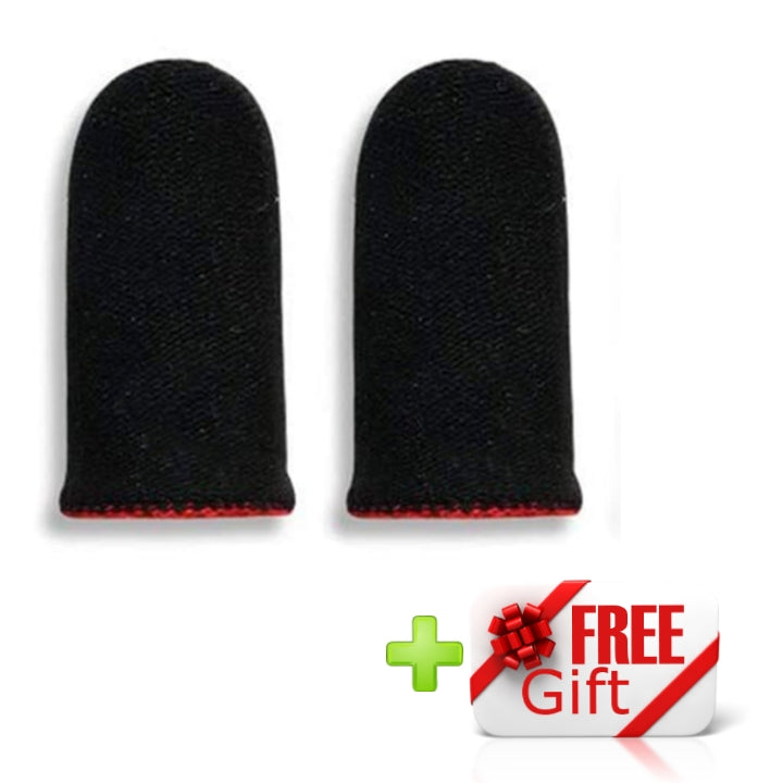 Mobile Gaming Finger Sleeves (1 Pair) | Anti-Sweat, Breathable, Sensitive Touch Thumb Sleeves for PUBG, Free Fire, BGMI & All Mobile Games