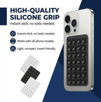 Hands-Free Silicone Suction Phone Mount for Selfies (Mixed Colors)