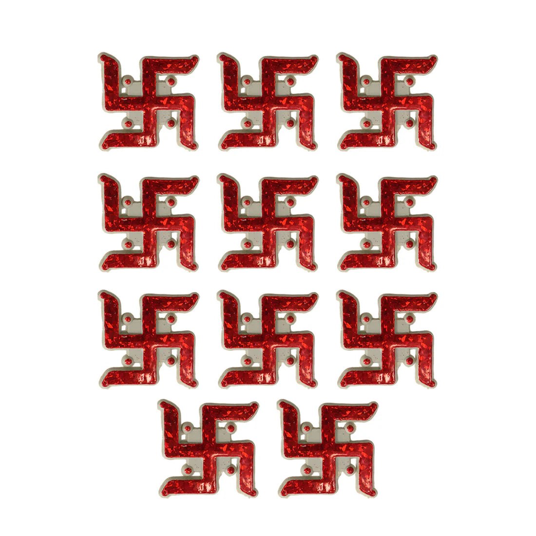 Traditional Decorative “Swastik” Sticker (Set) | Auspicious Wall & Entrance Sticker for Home, Office & Temple